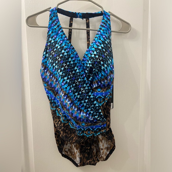 Miraclesuit Untamed Wrapsody One Piece Swimsuit - Picture 3 of 9